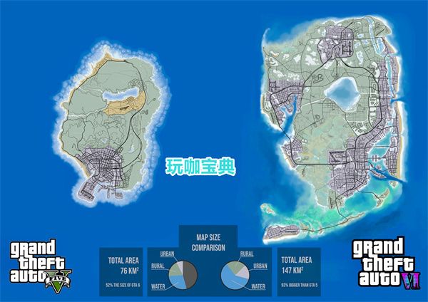 《GTA6》地图曝料 几乎是GTA5的两倍